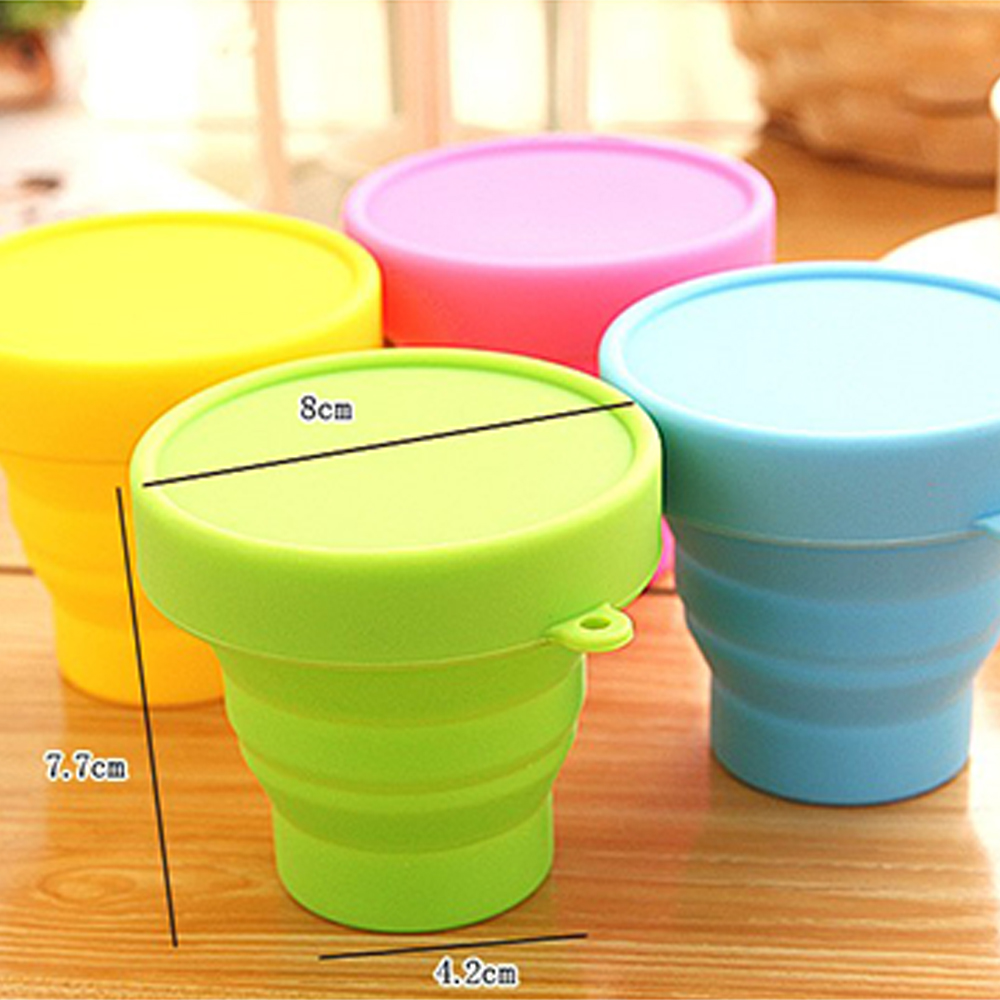 200ML Retractable Silicone Cup 2