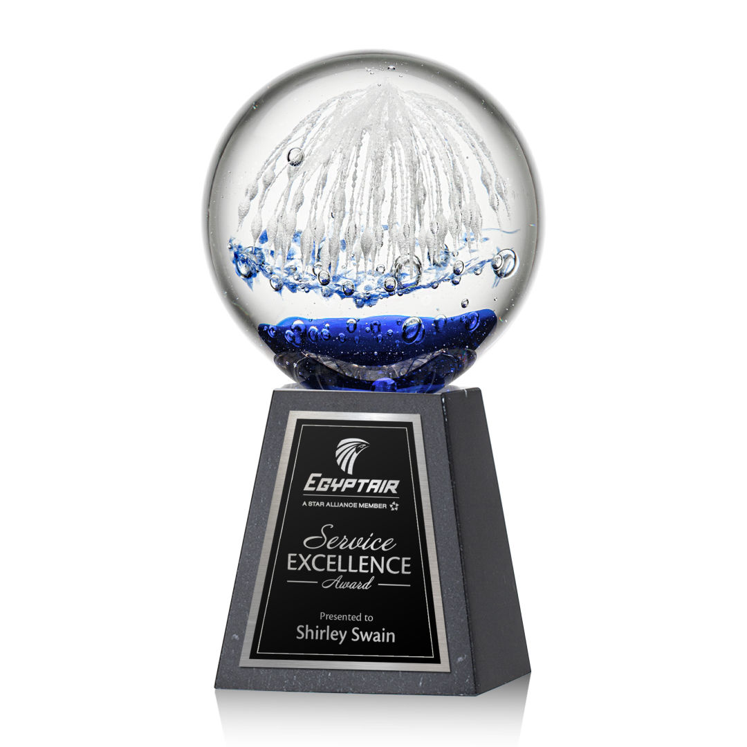 Starburst Award on Tall Marble Base 5