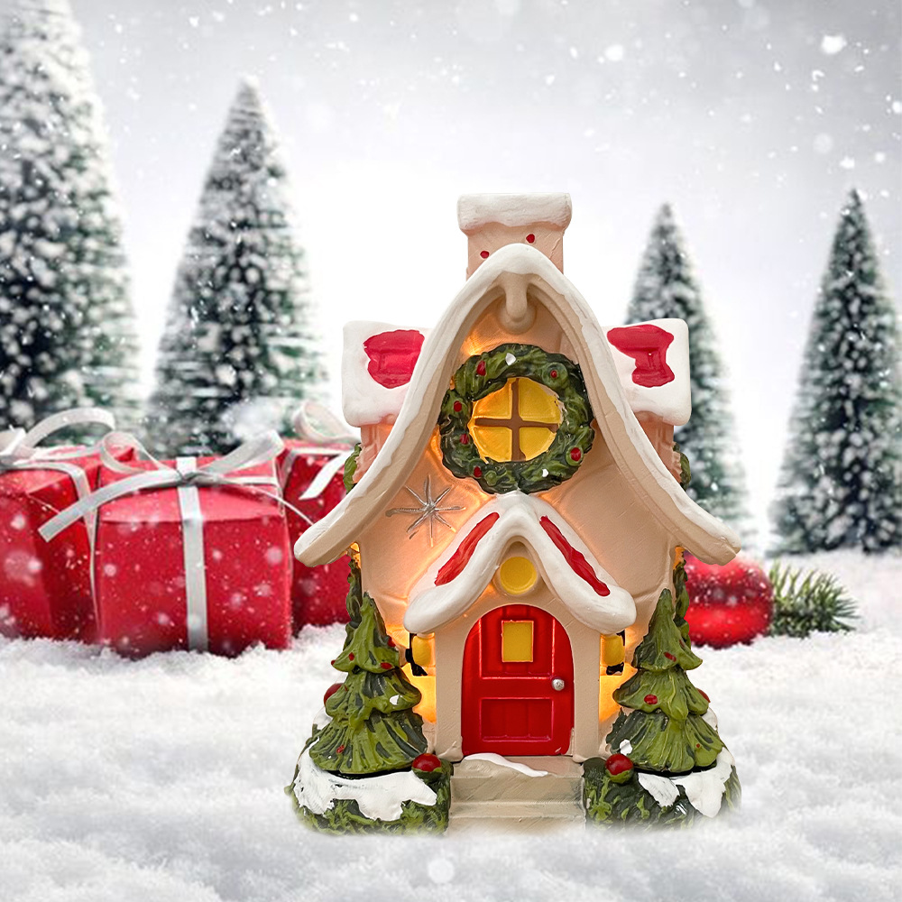 Christmas Snowhouse Aromatherapy Stove 1