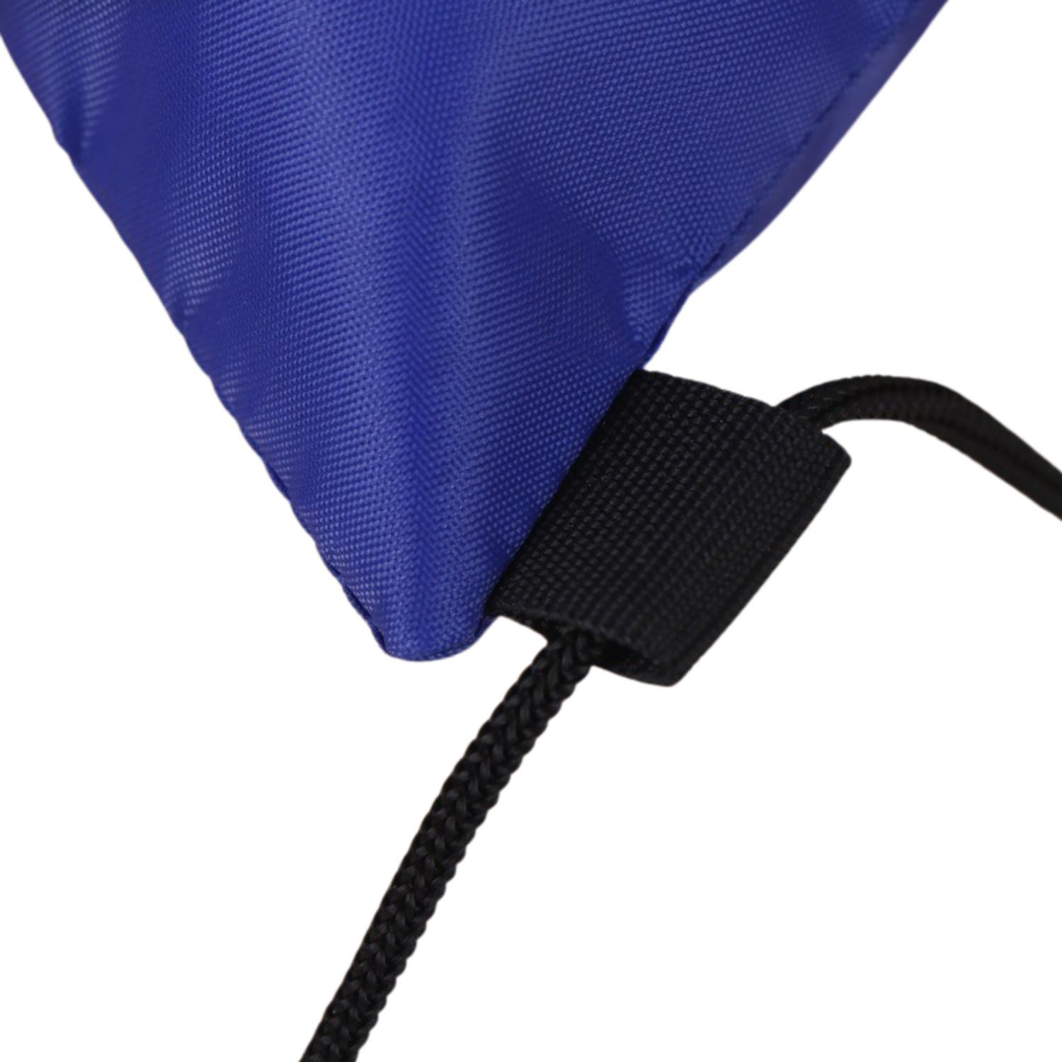 Premium Tri Color Drawstring Backpack w/ Side Mesh Pocket Bag (14" x 18") 2