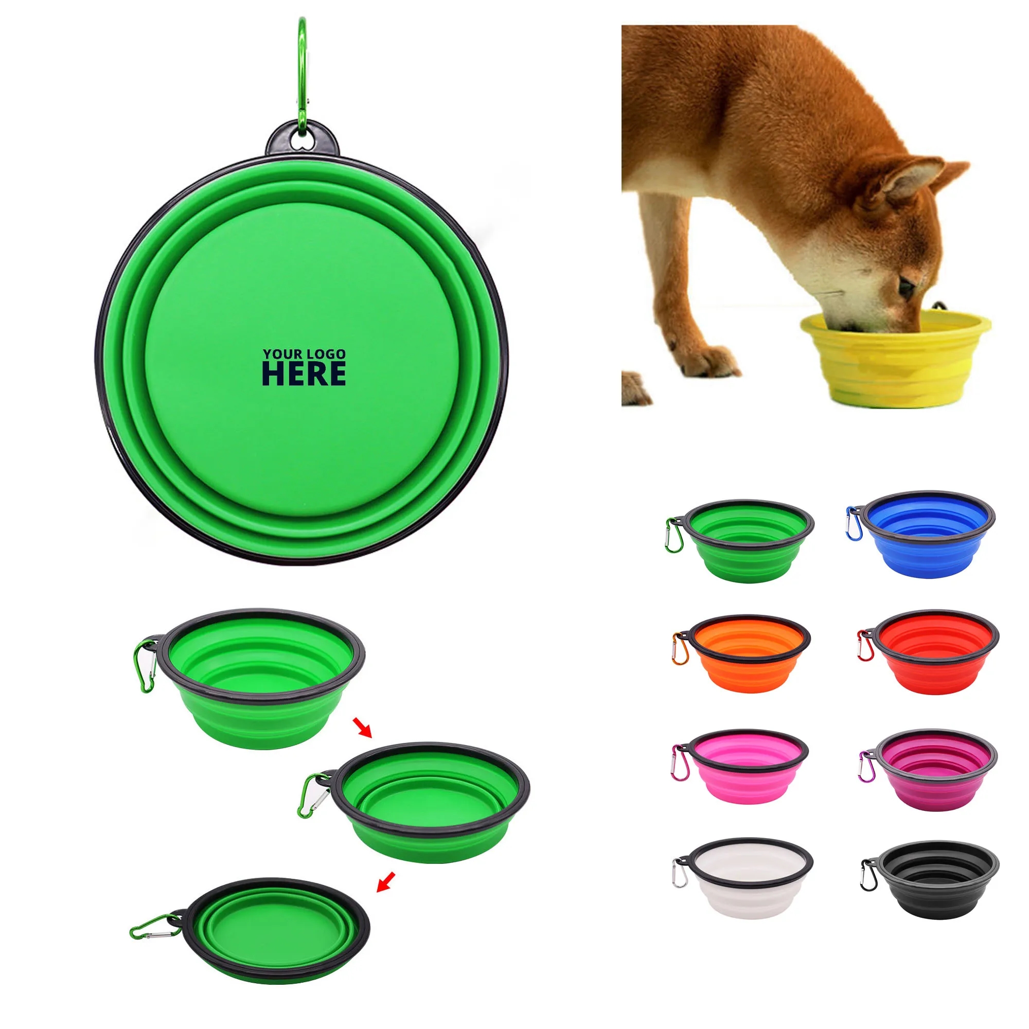 Collapsible Silicone Pet Bowl 5