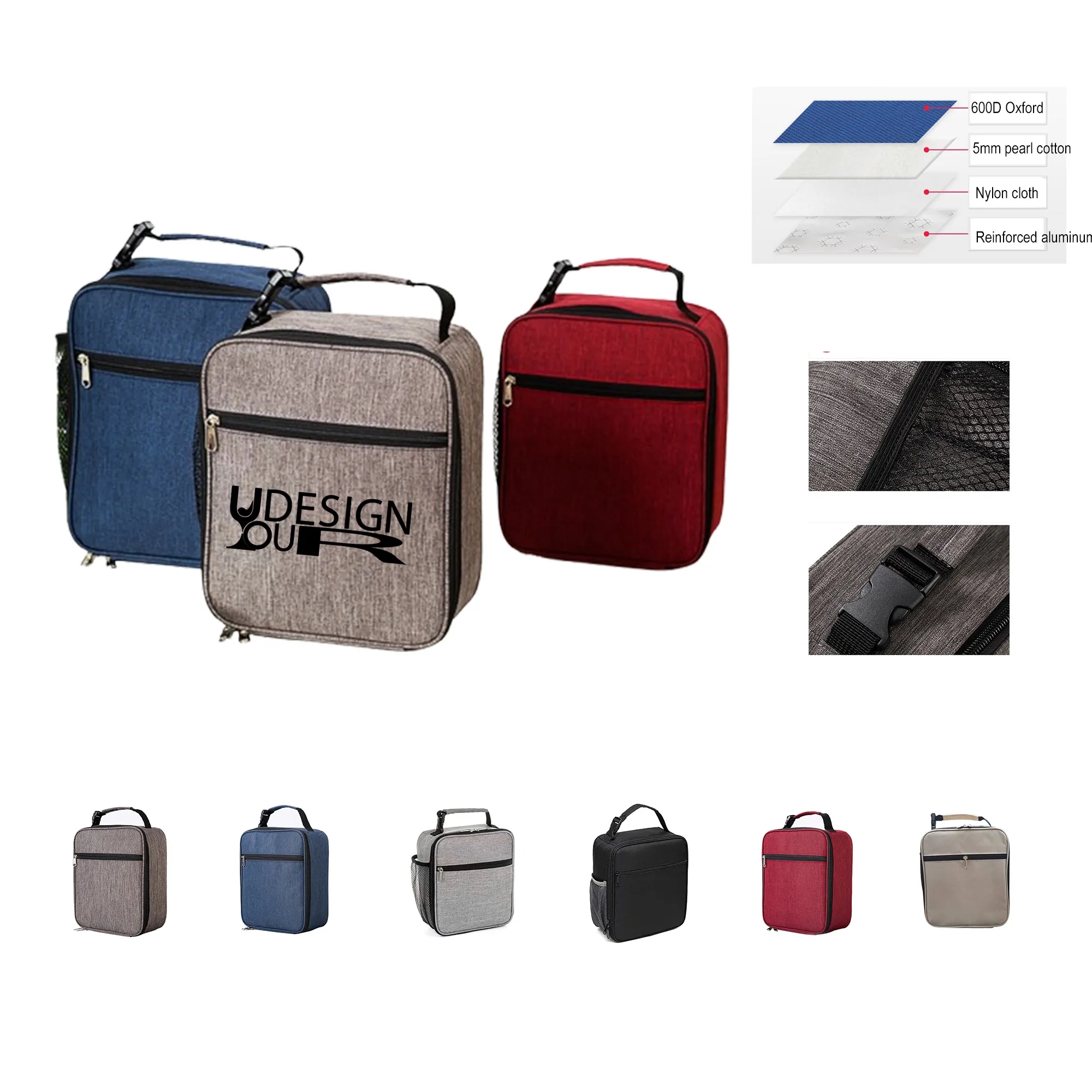 Large Picnic Insulated Cooler Box Lunch Bag MOQ10 2