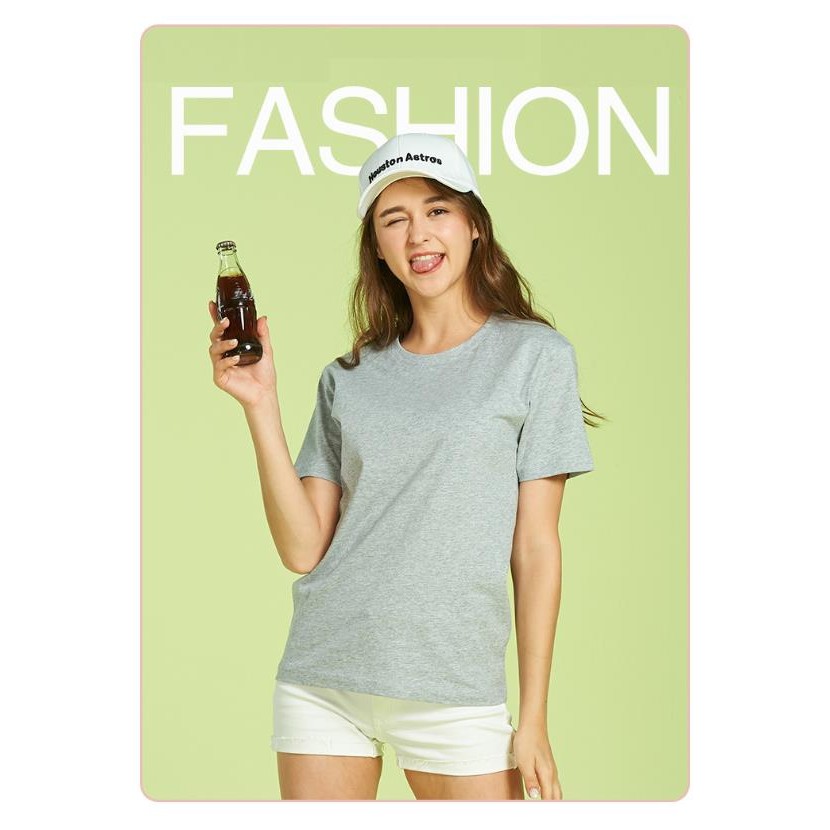 190g pure cotton combed T-shirts Stock 1