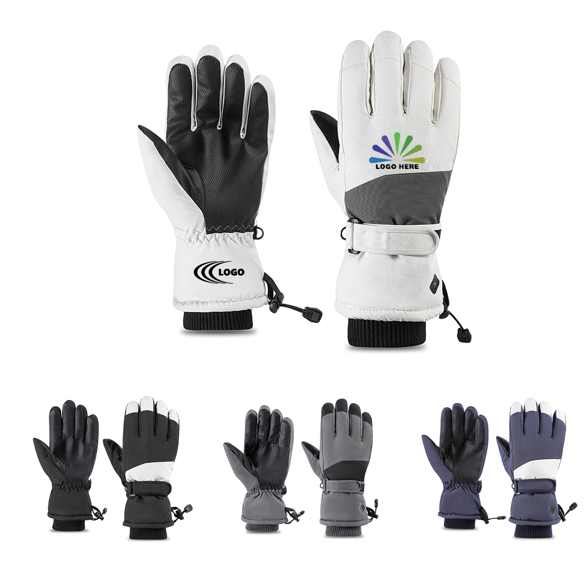 Thickened Skiing Thermal Gloves 1