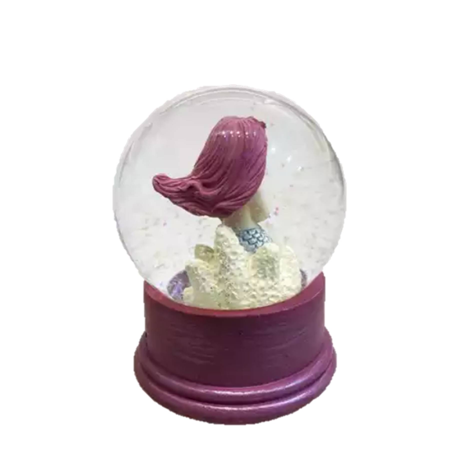 Custom Mermaid Snow Ball Globe 2