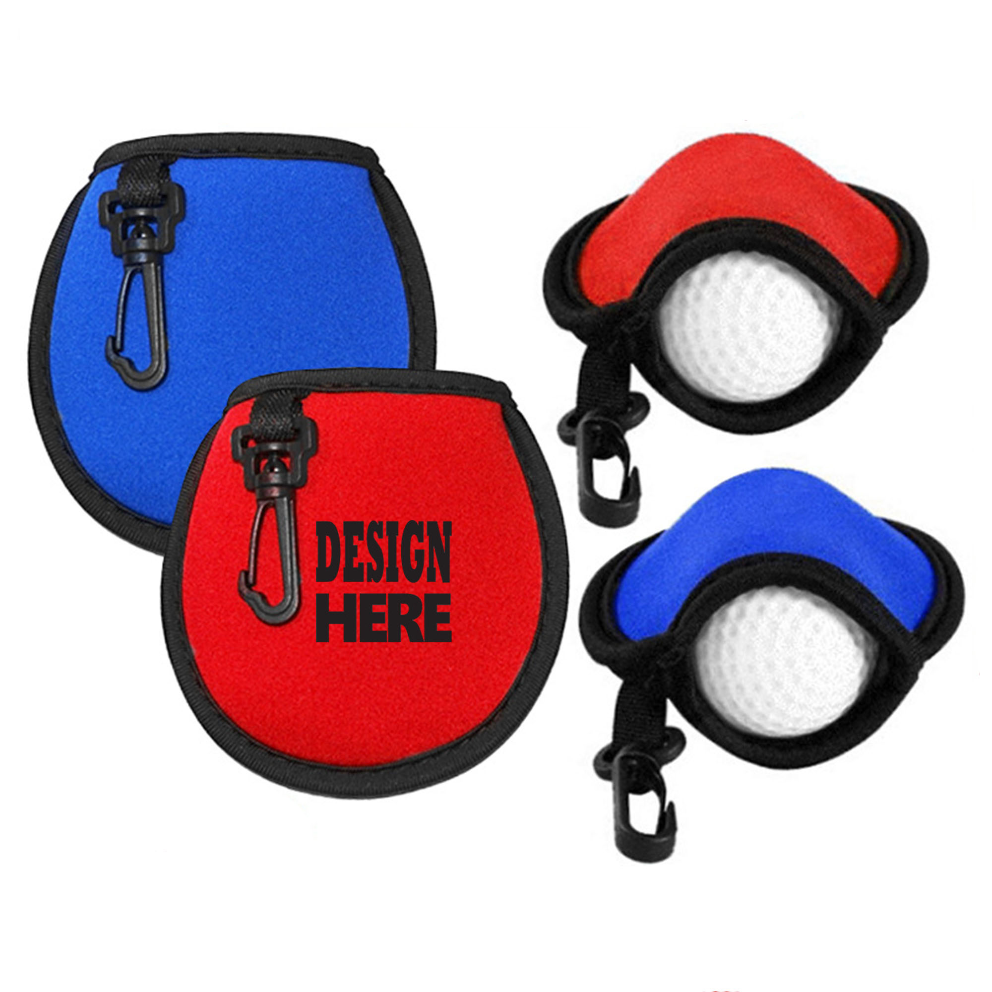 Portable Neoprene Golf Ball Holder Case 2