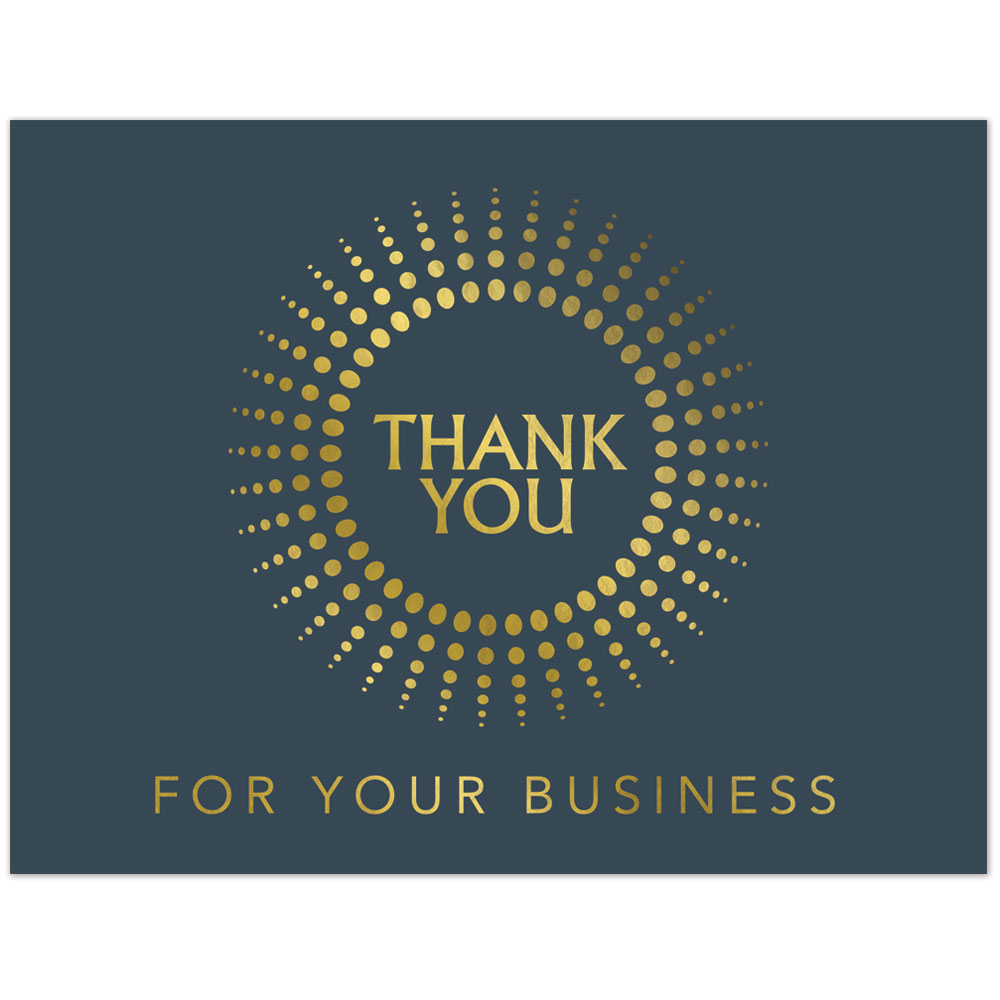 Thank You Burst (Maroon) Greeting Card 4