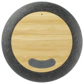 Garm Fabric & Bamboo Speaker with Wireless Chargin 19