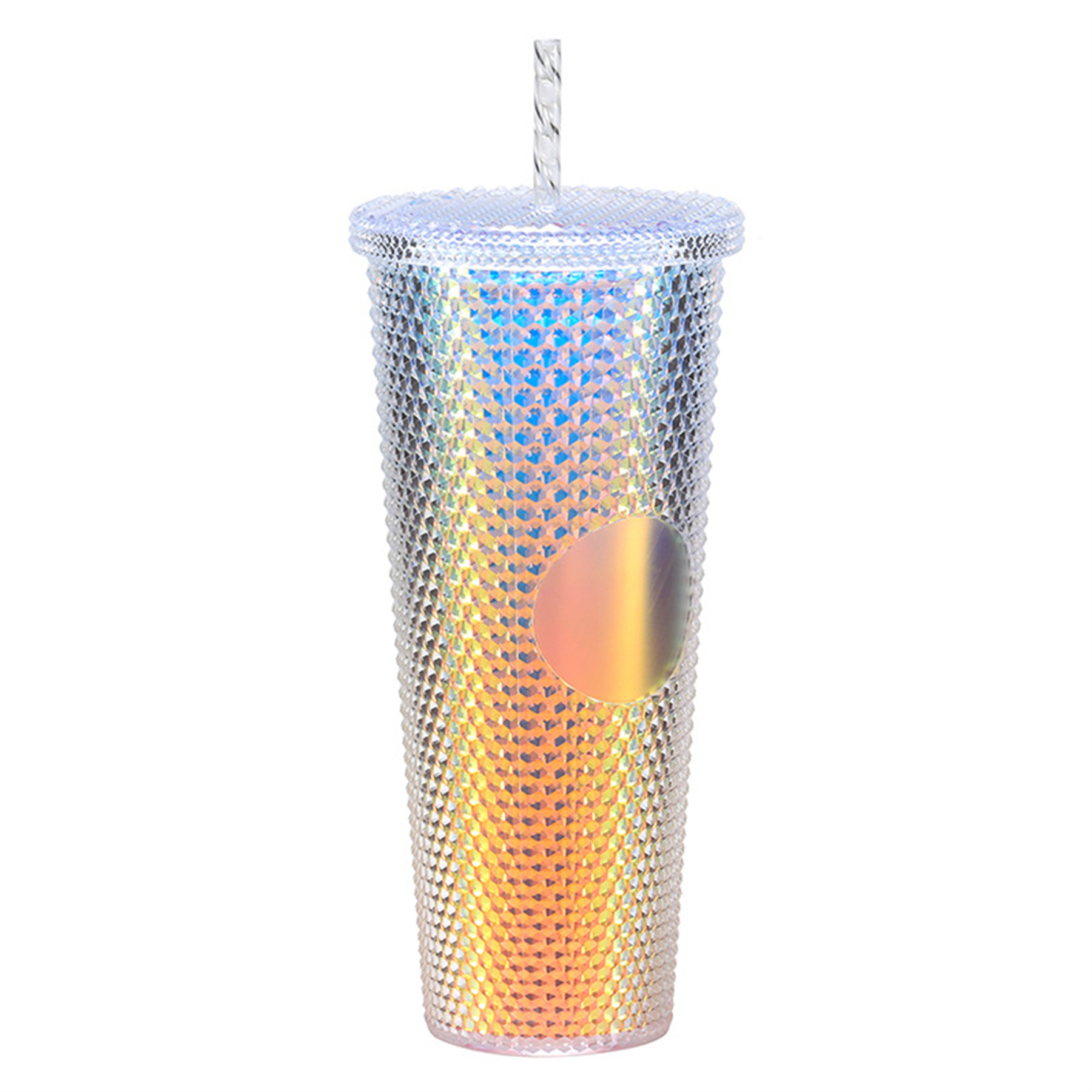24oz Plastic Durian Cup with Straw 12
