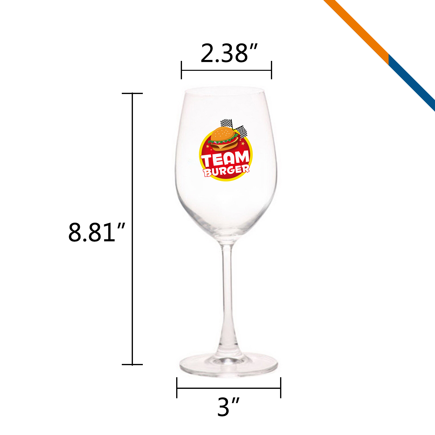Melville Crystal Wine Glasses - 13.25 OZ. 12