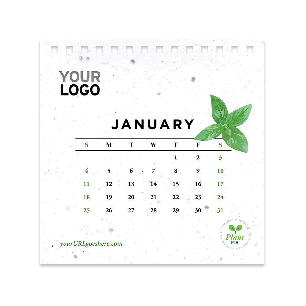 Plantable Herb Garden Eco Calendars 8