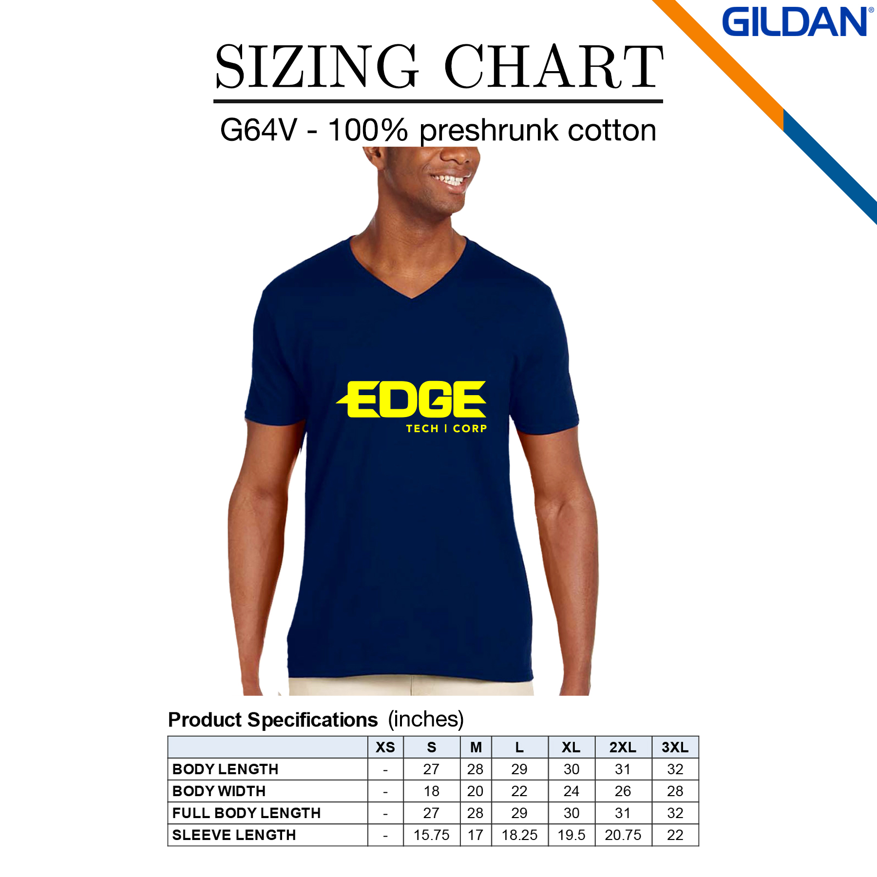 Gildan® 100% Preshrunk Cotton Adult Softstyle V-Neck T-shirts 4