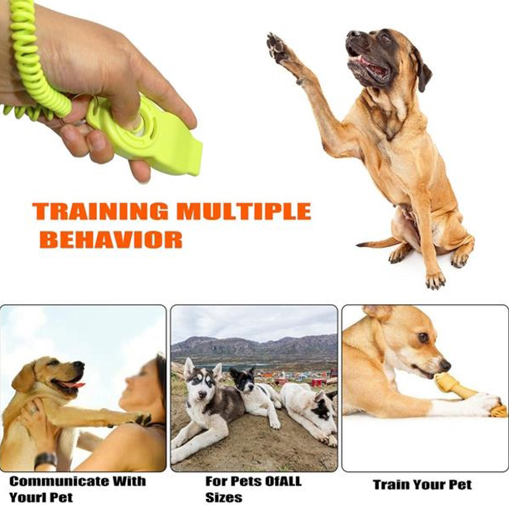 High Quality 2-in-1 Pet Training Clicker And Whistle 5