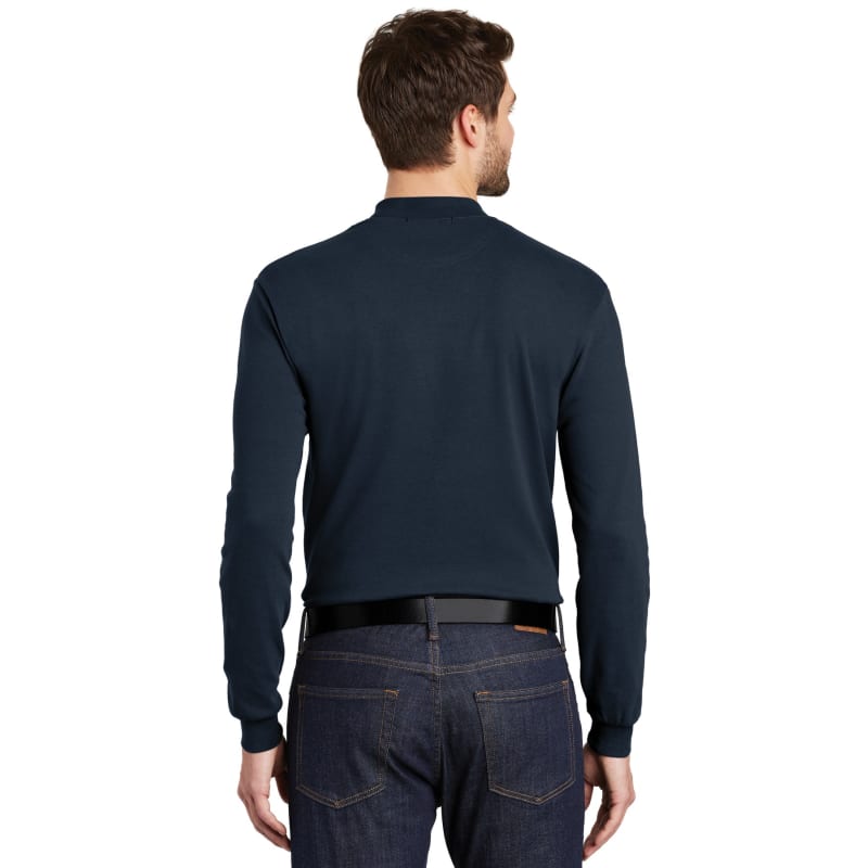 Port Authority Interlock Knit Mock Turtleneck. 4