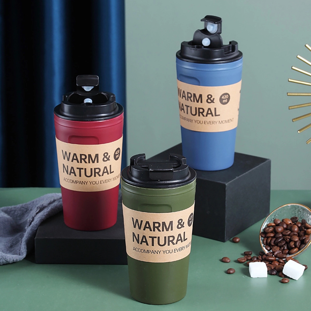 Reusable Coffee Cup With Lid 3