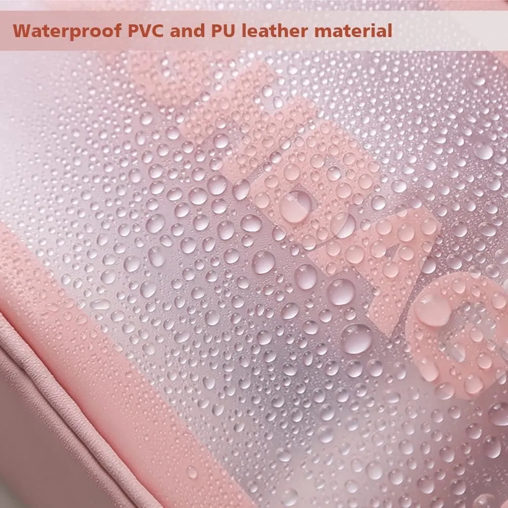 Translucent Toiletry Bag with with Handy Handle 6