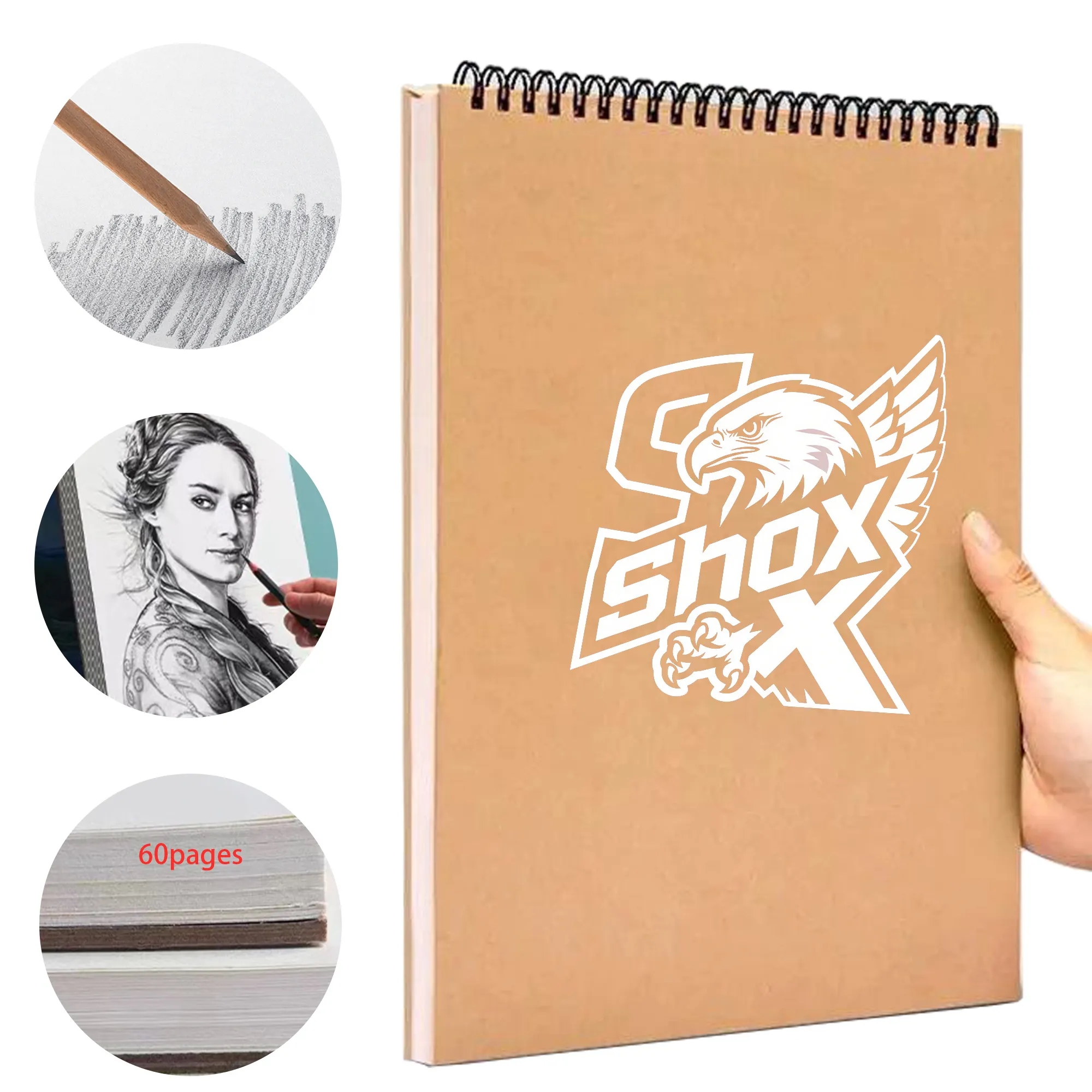 MOQ 50 A4 Sketchbook 2