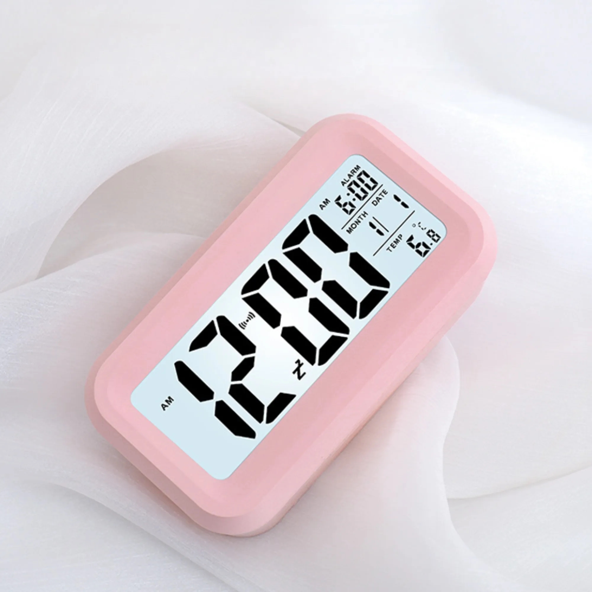 Multi - Color Alarm Clock, Date Temp, Bedroom Promo 3