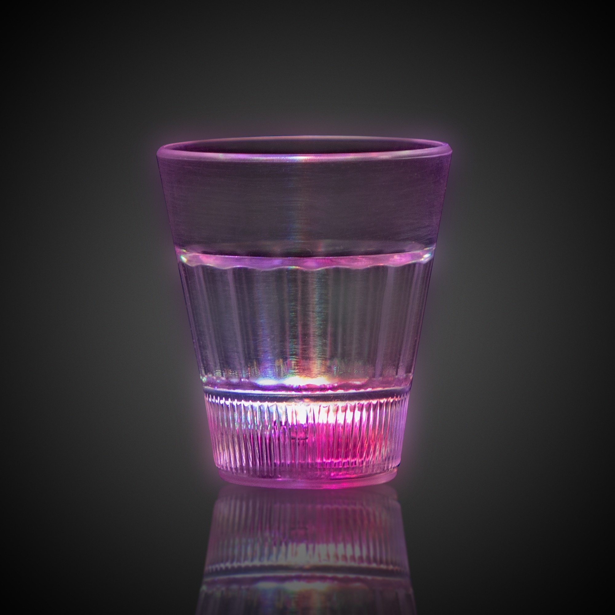 Light Up Rainbow Shot Glass (Pad Print) 4