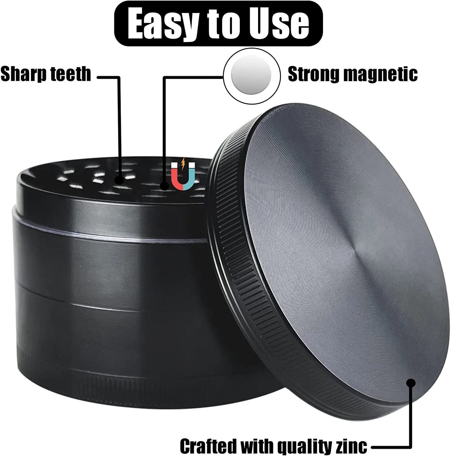 4 Layers Grinder 2.5 Inch 4