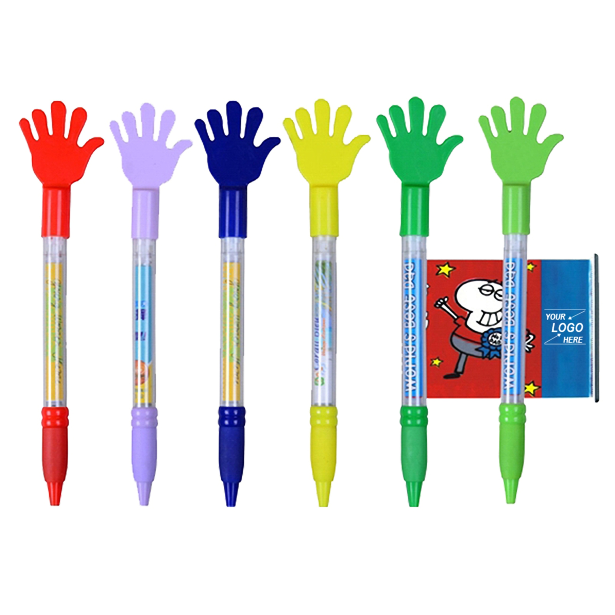 Hand Shaped Ballpoint Pen w/Banner