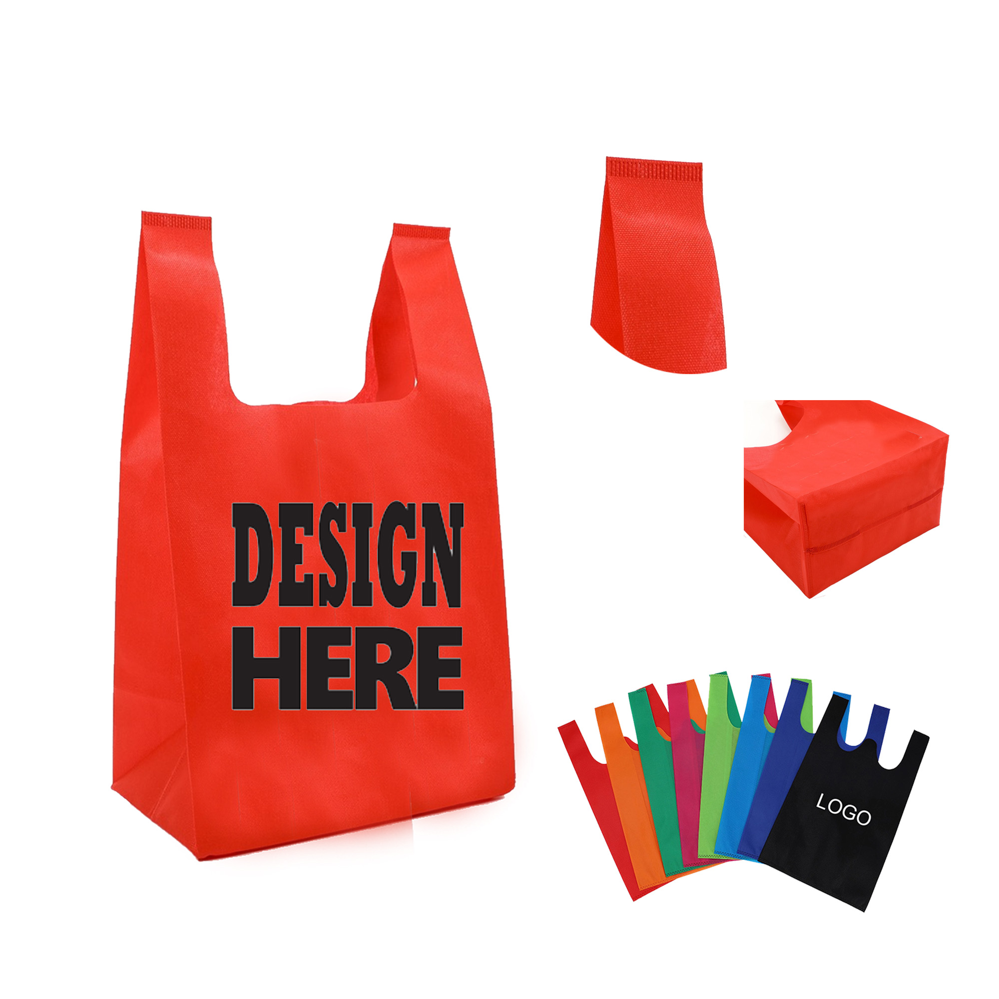 T-shirt Style Non-Woven Tote Bag 2