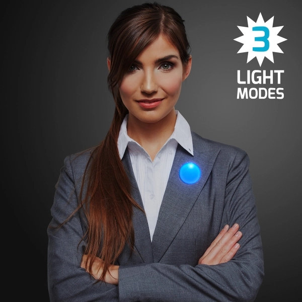 Frosted blinking circle clips 5