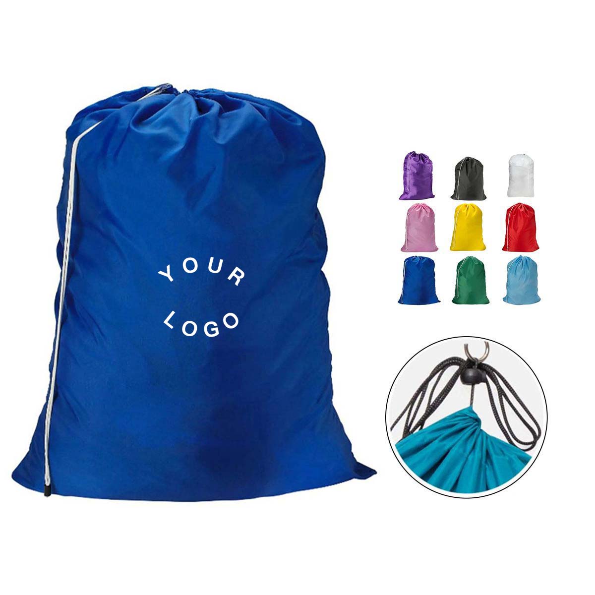 Portable Nylon Laundry Bag for Home and Travel 2