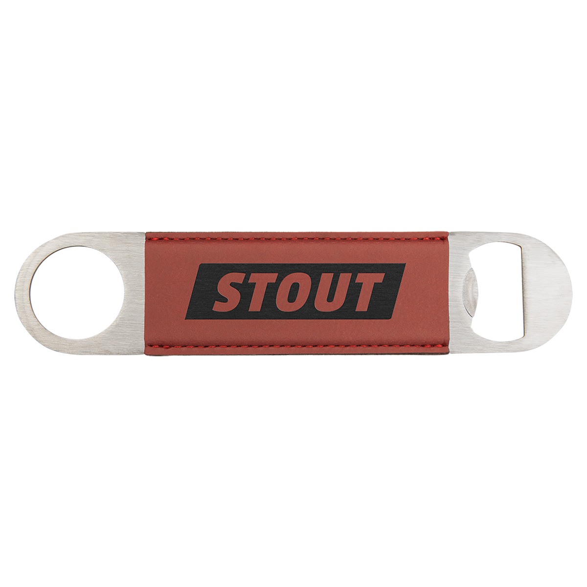 Rose Leatherette Bottle Opener