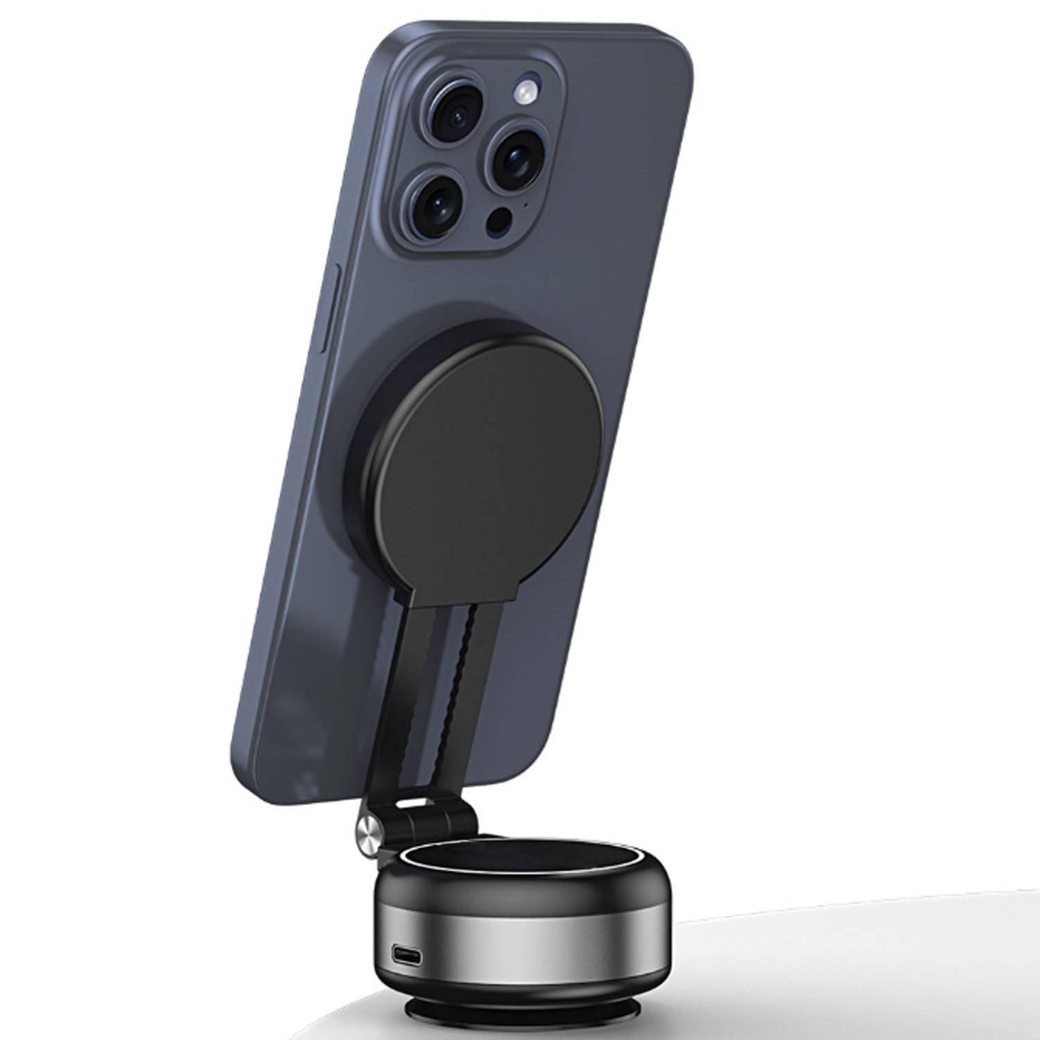 Adjustable Electric Vacuum Magnetic Car Phone Mount 5