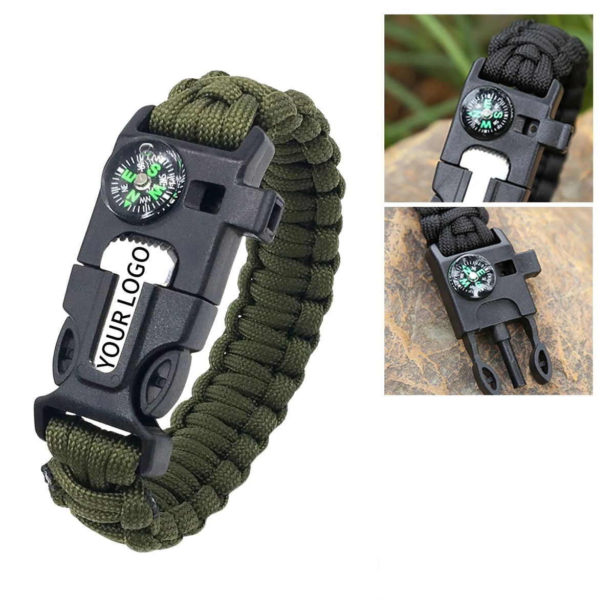 Compact Emergency Survival Bracelet for Travel 2