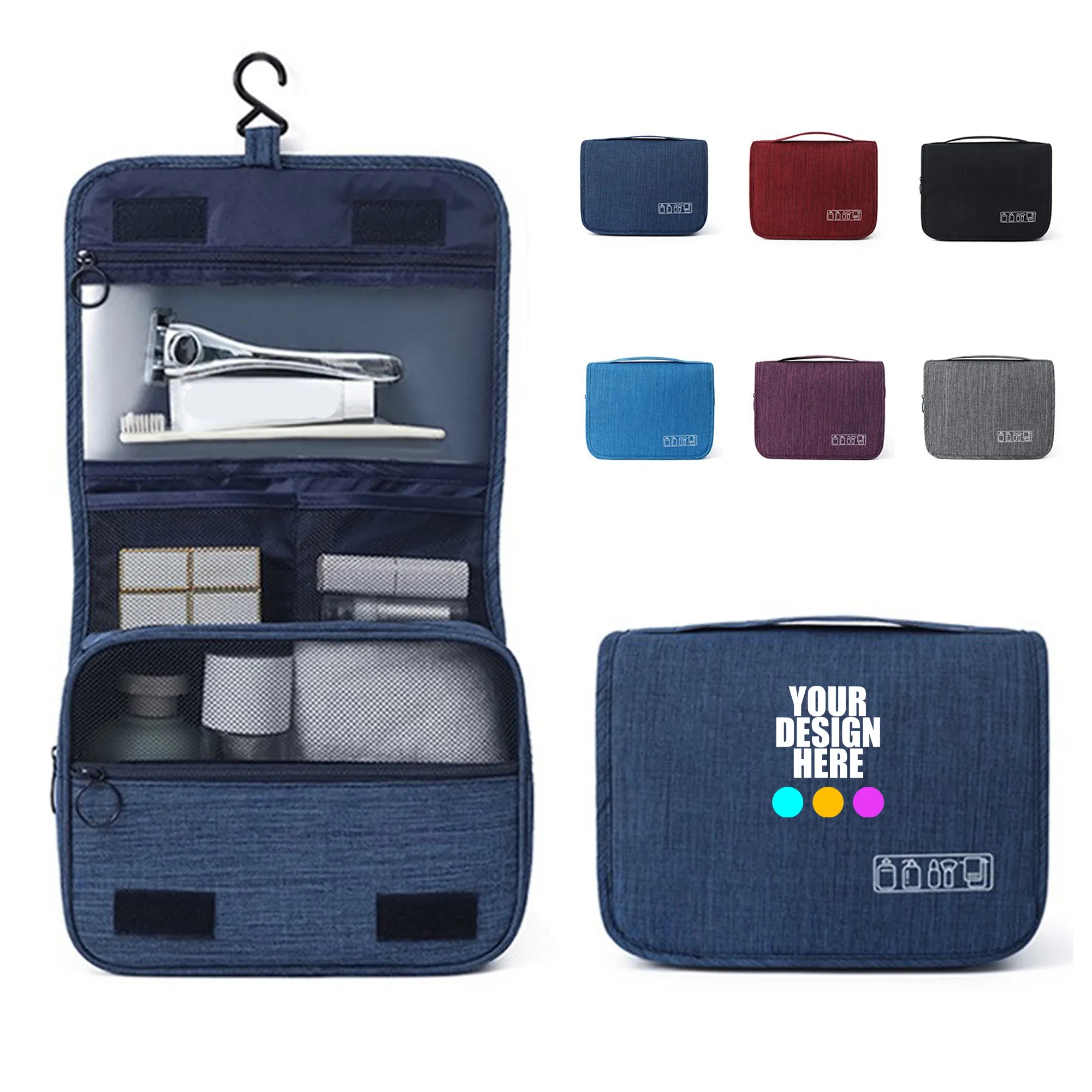 Full-color Imprint Travel Makeup Bag 11