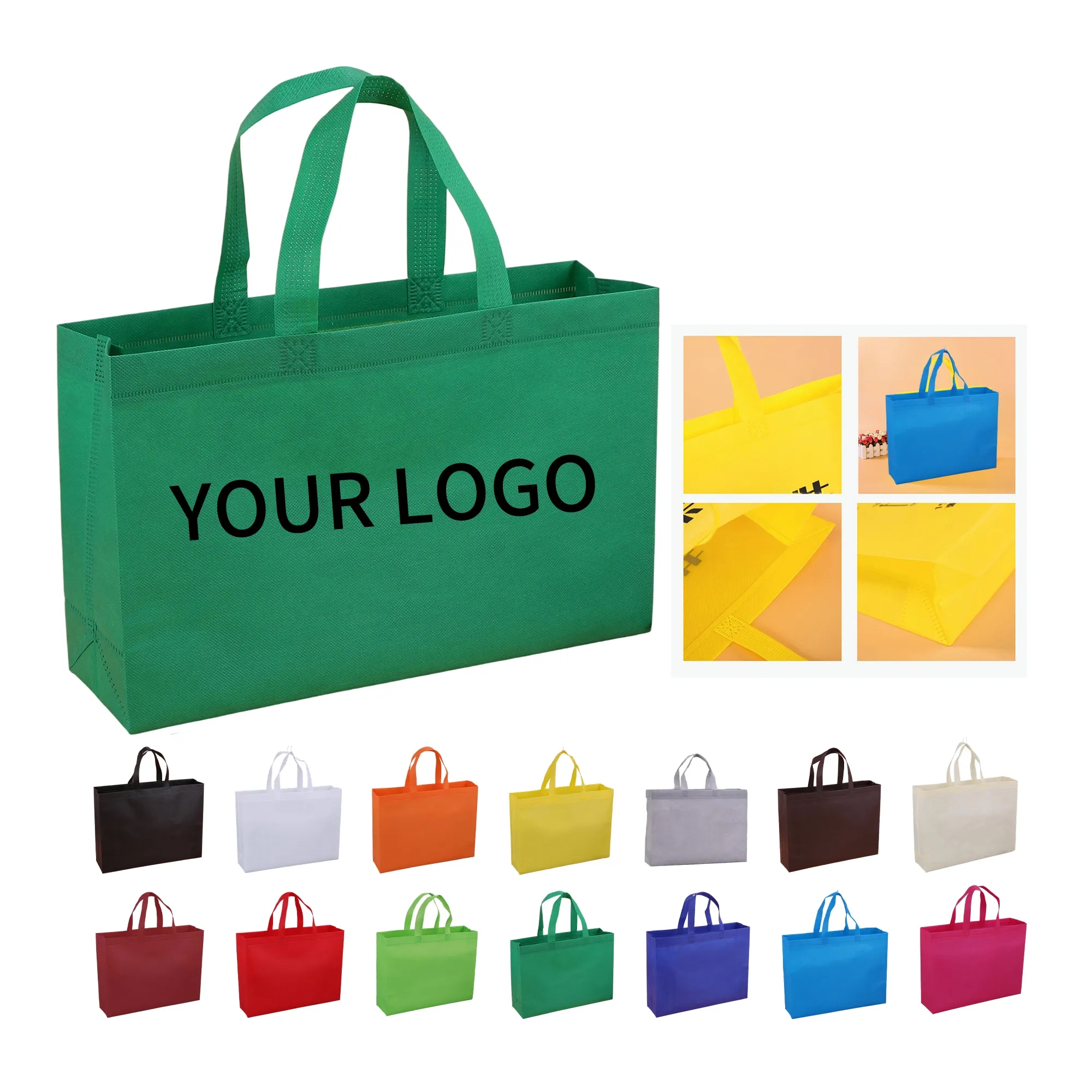 Non Woven Tote Bag 17.75x13.75x4.5 Inch 4
