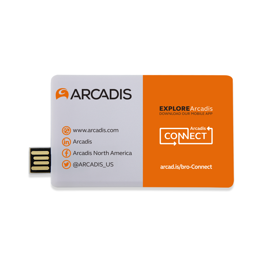 Sugar Grove White Credit Card USB Flash Drive 6
