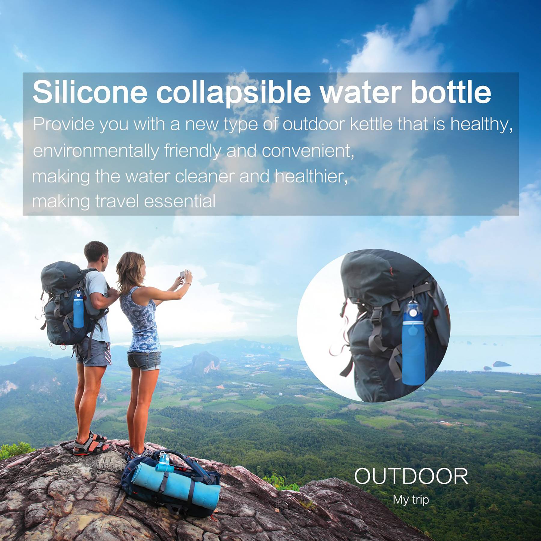 34oz Collapsible Water Bottle 5