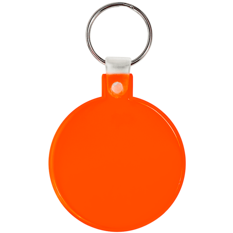 Circle Soft Plastic Keychains 14