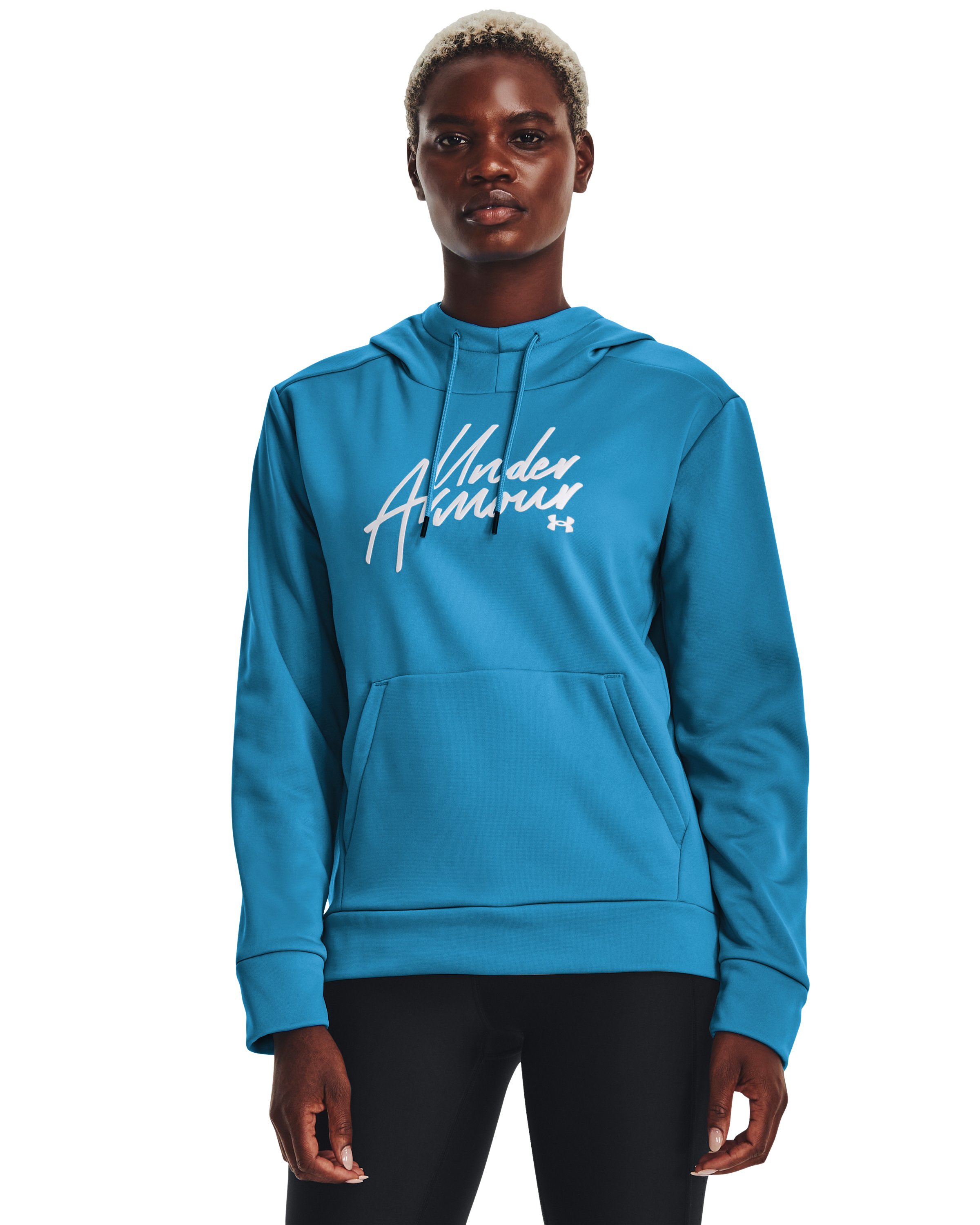 Women's Armour Fleece Script Hoodie 1