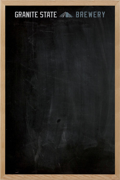 Oak Frame Wall Chalkboard 48"w x 72"h