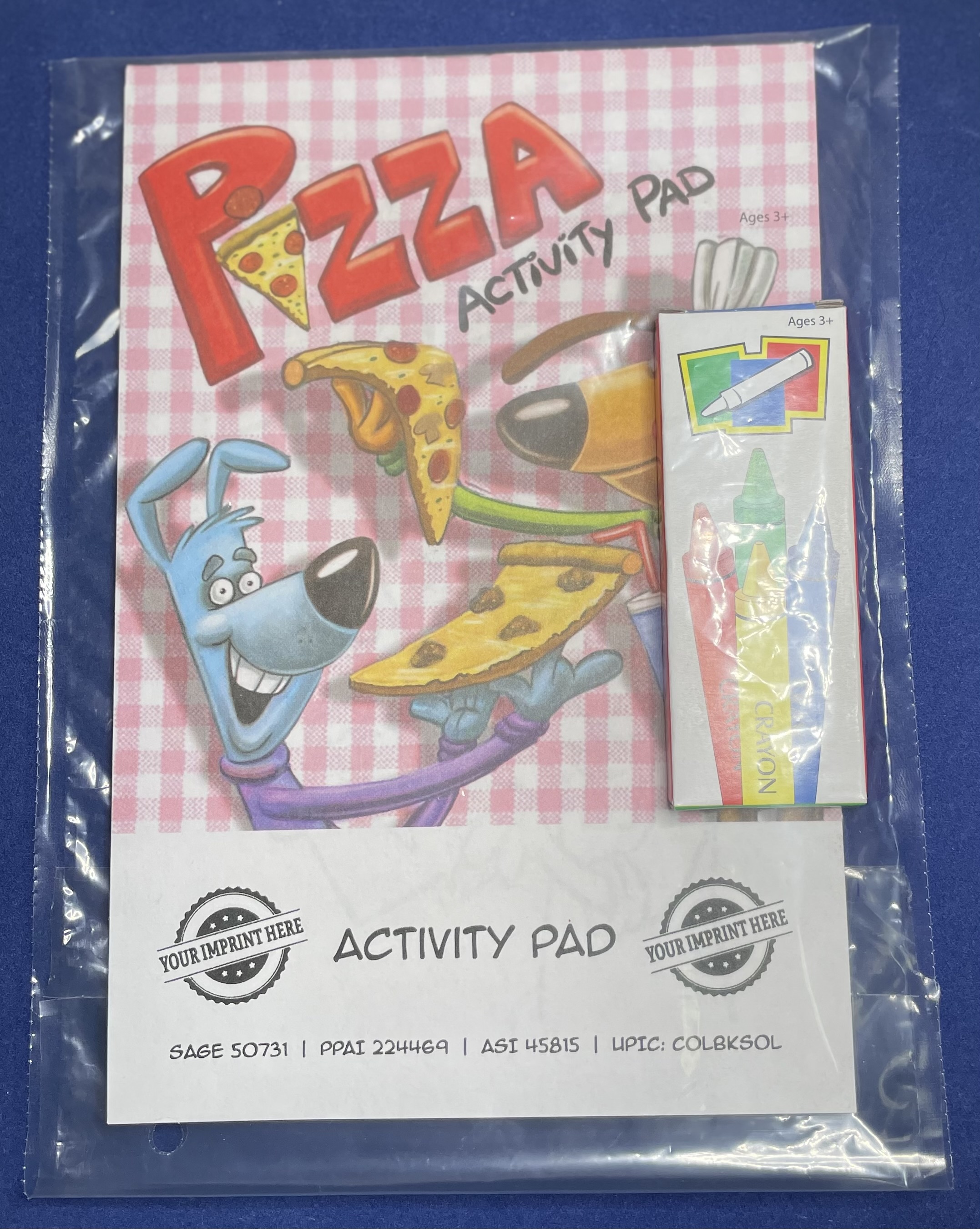 ACTIVITY PAD SET - Pizza Activity Pad Fun Pack 1