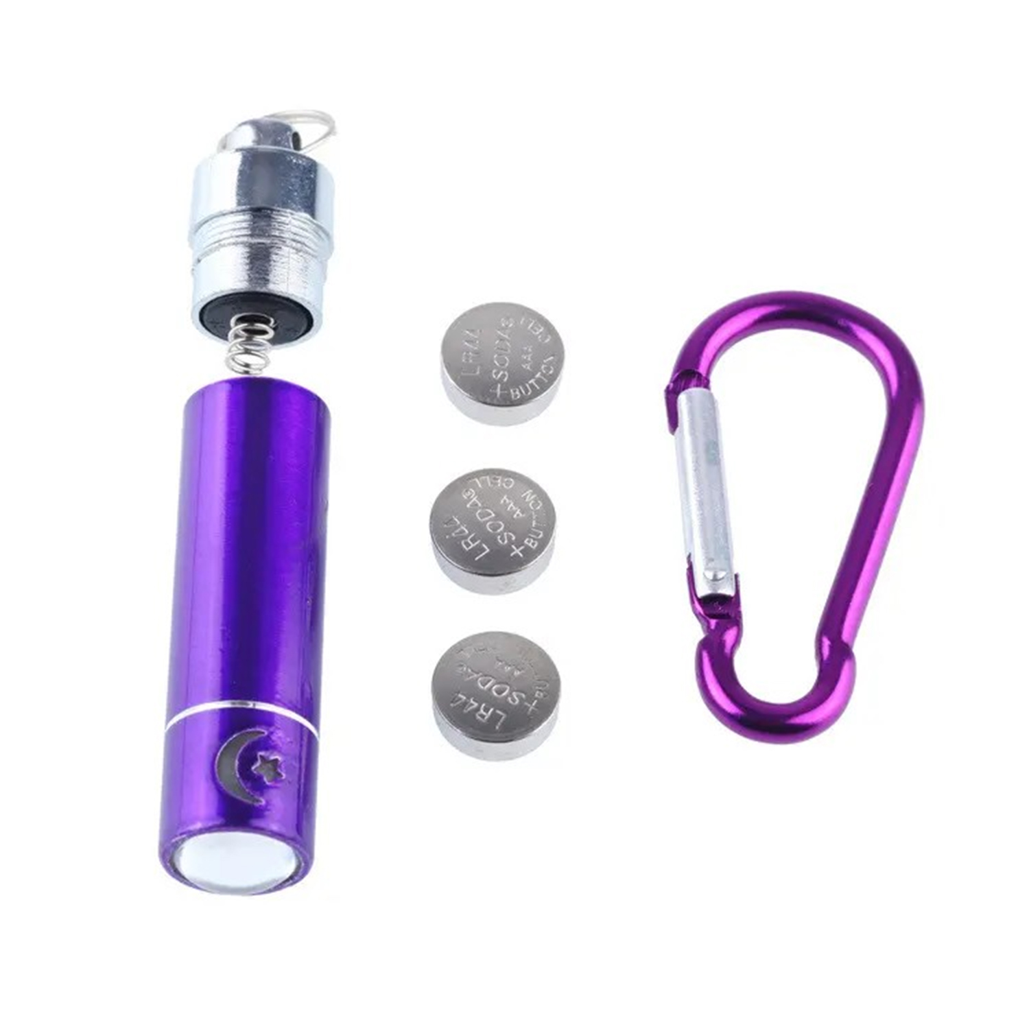Mini Flashlight with Carabiner 3