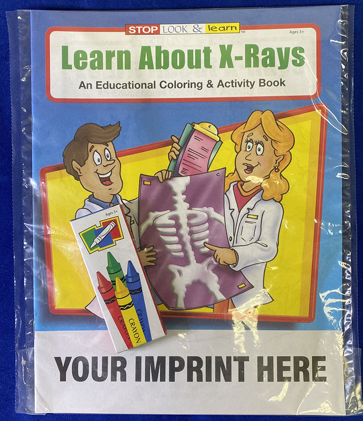 COLORING SET - Learn About X-Rays Coloring Book Fun Pack 7