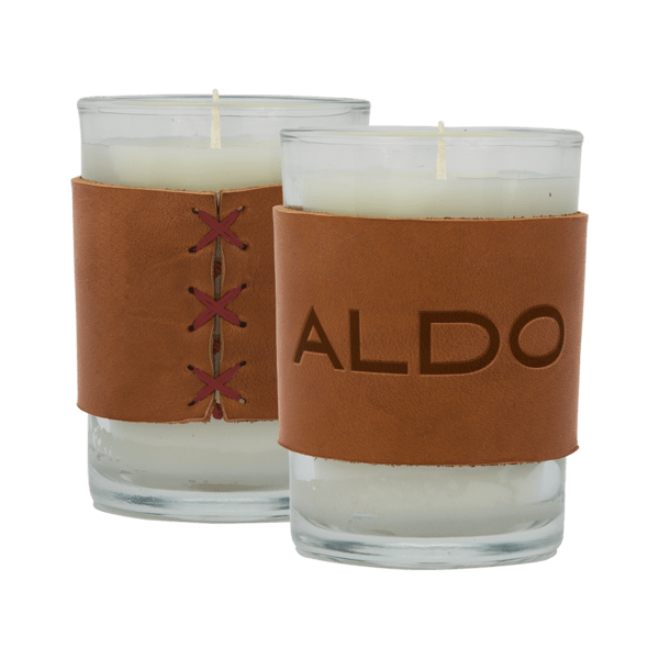 Harper 8 oz. Leather Wrapped Candle 63