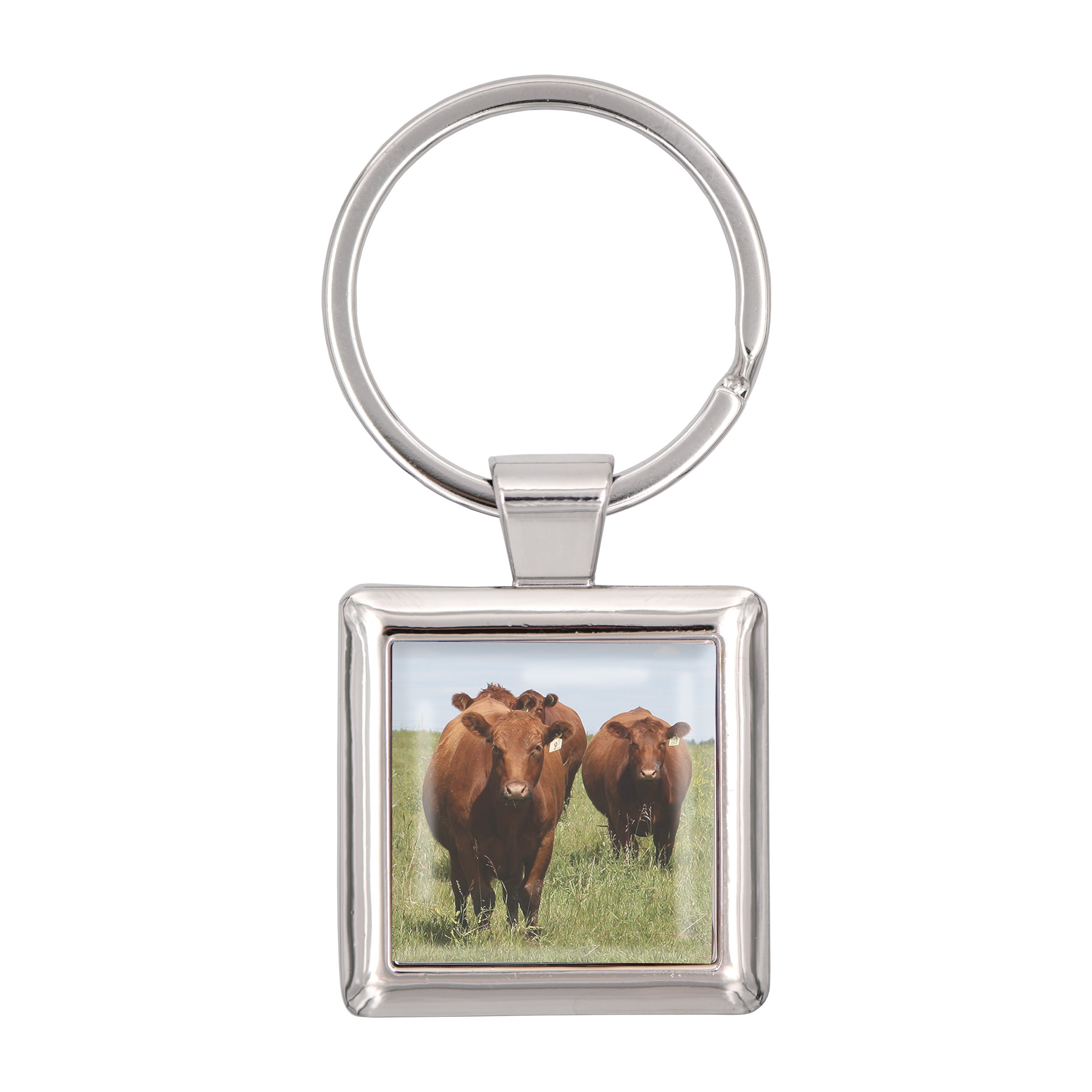 Square Keytag Full Color Imprint