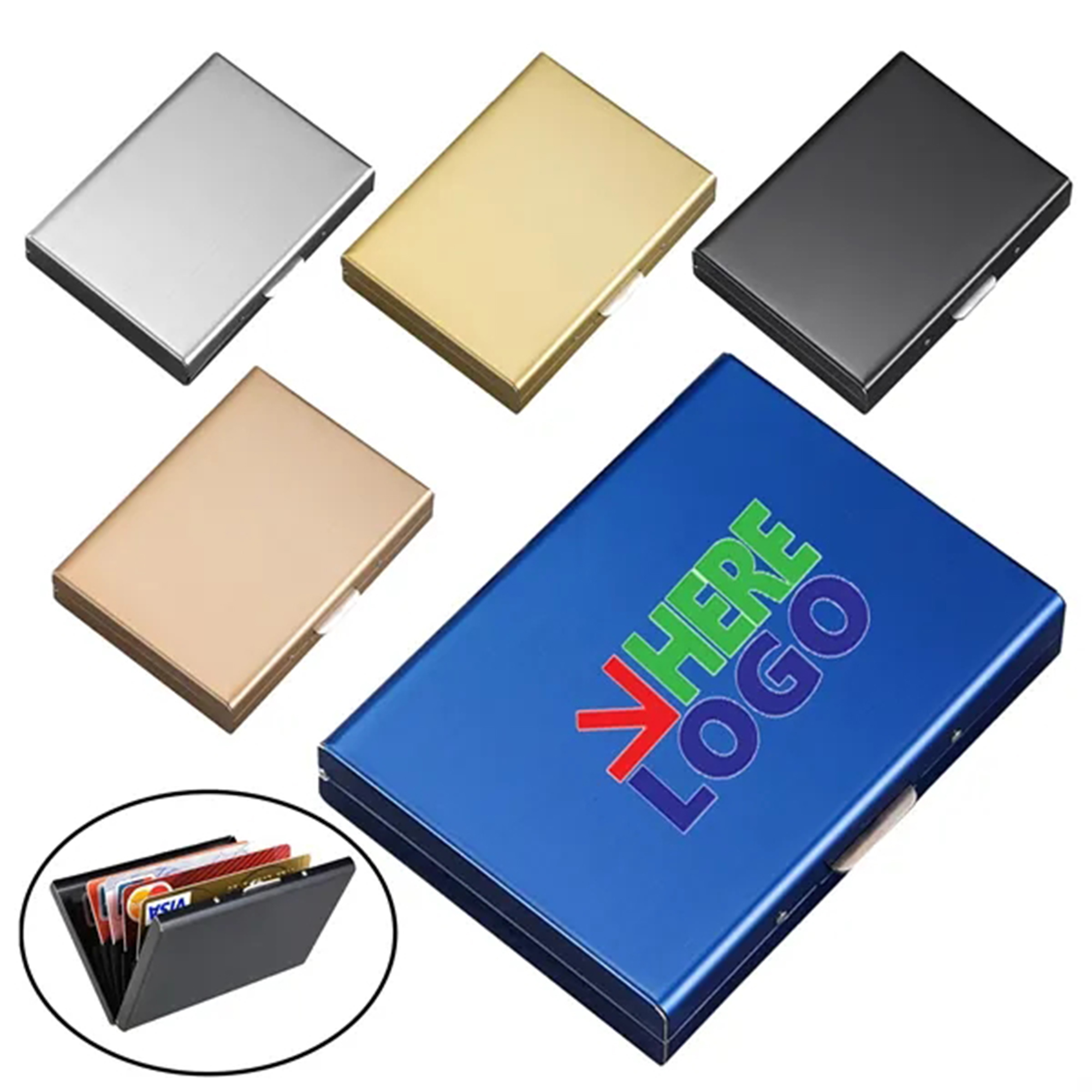 Fashionable Metal Business Card Holder 2