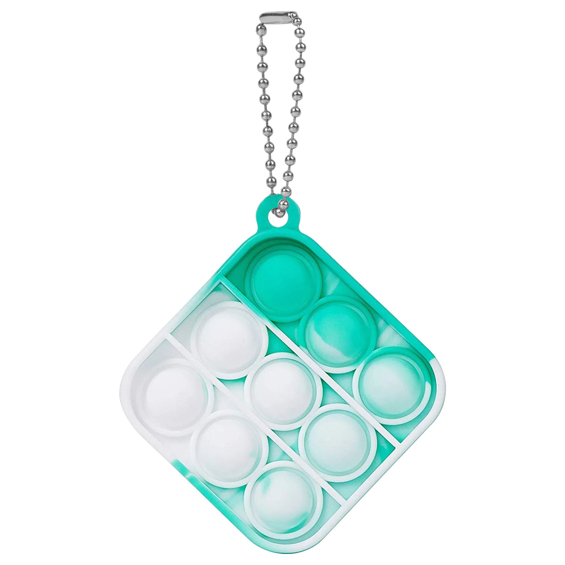 Round Mini Push Bubble Stress Relief Toy Keychain 11