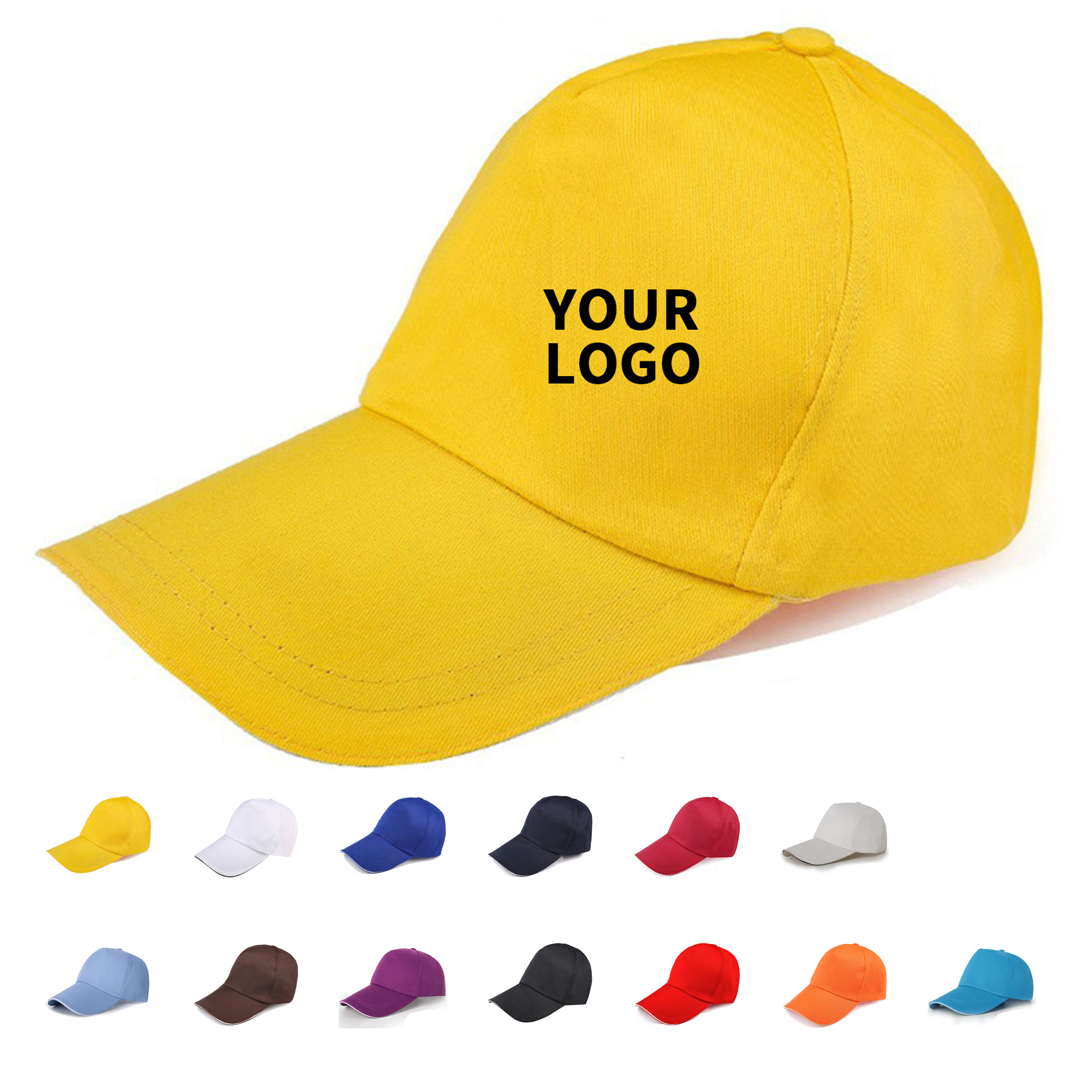 Polyester Cotton Baseball Cap 22.07" Circumference 9