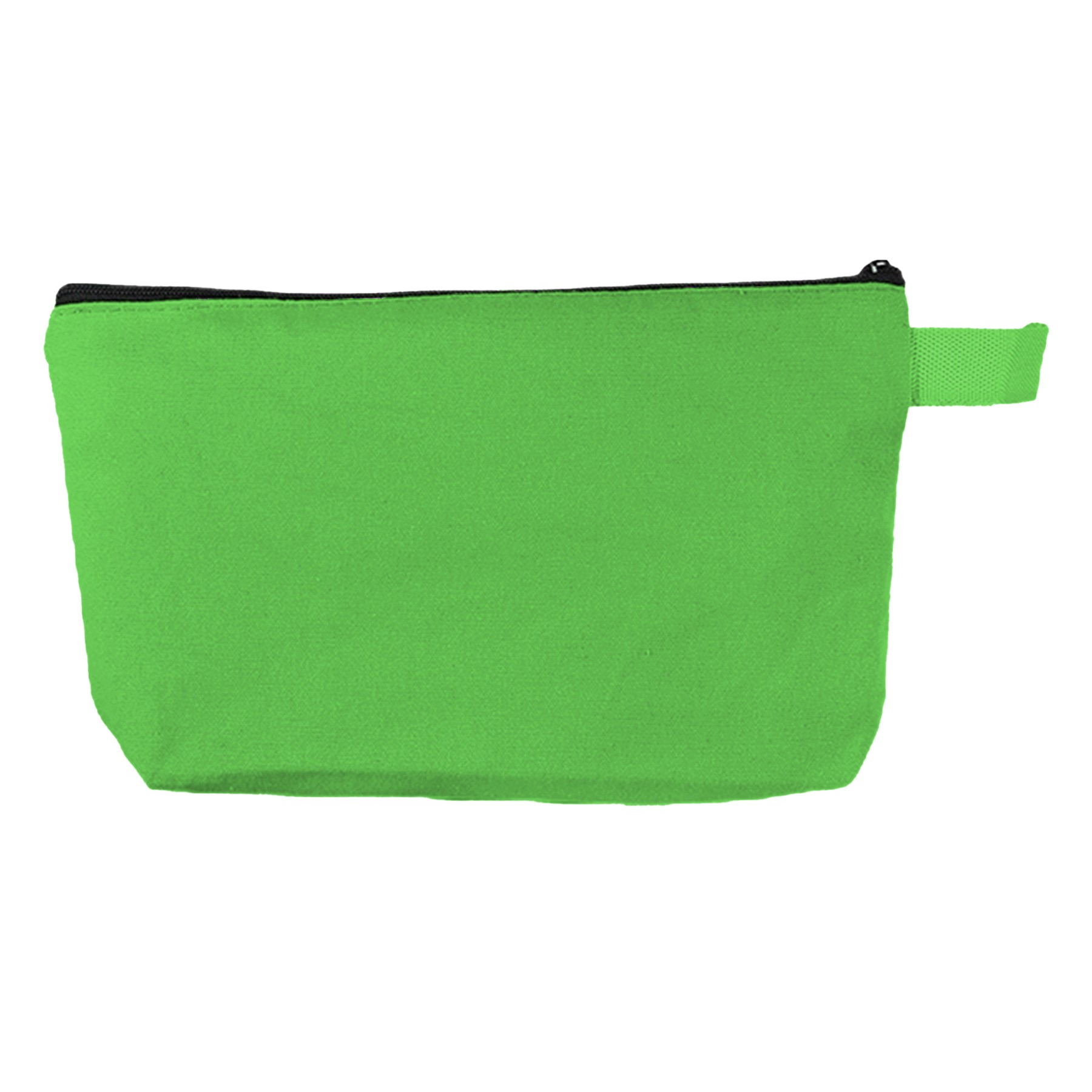 Cotton Canvas Zipper Pen Pouch, custom tote bag with logo imprint 3