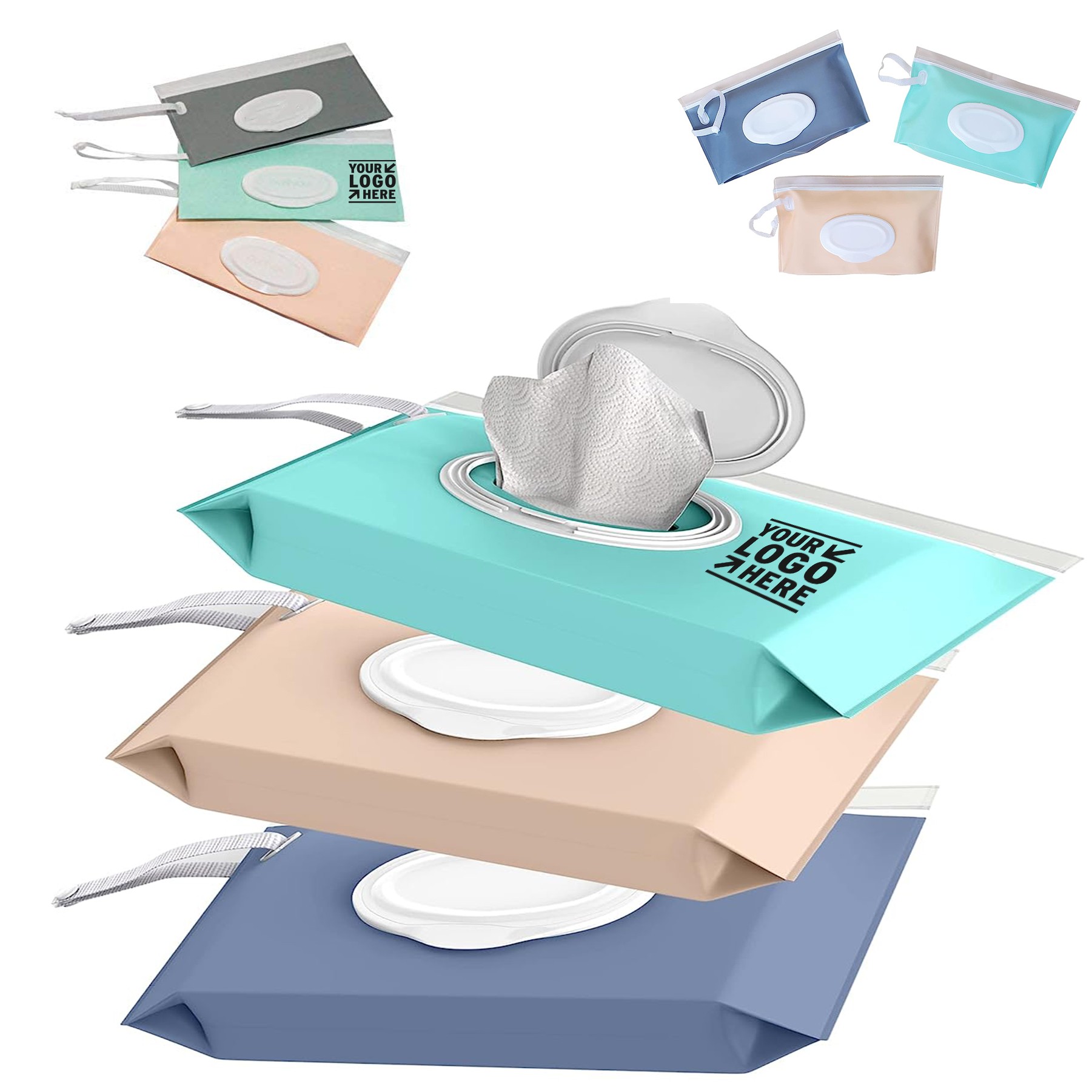 9.5 x 2 x 5.5 inches Baby Wipe Case Travel Holder 2