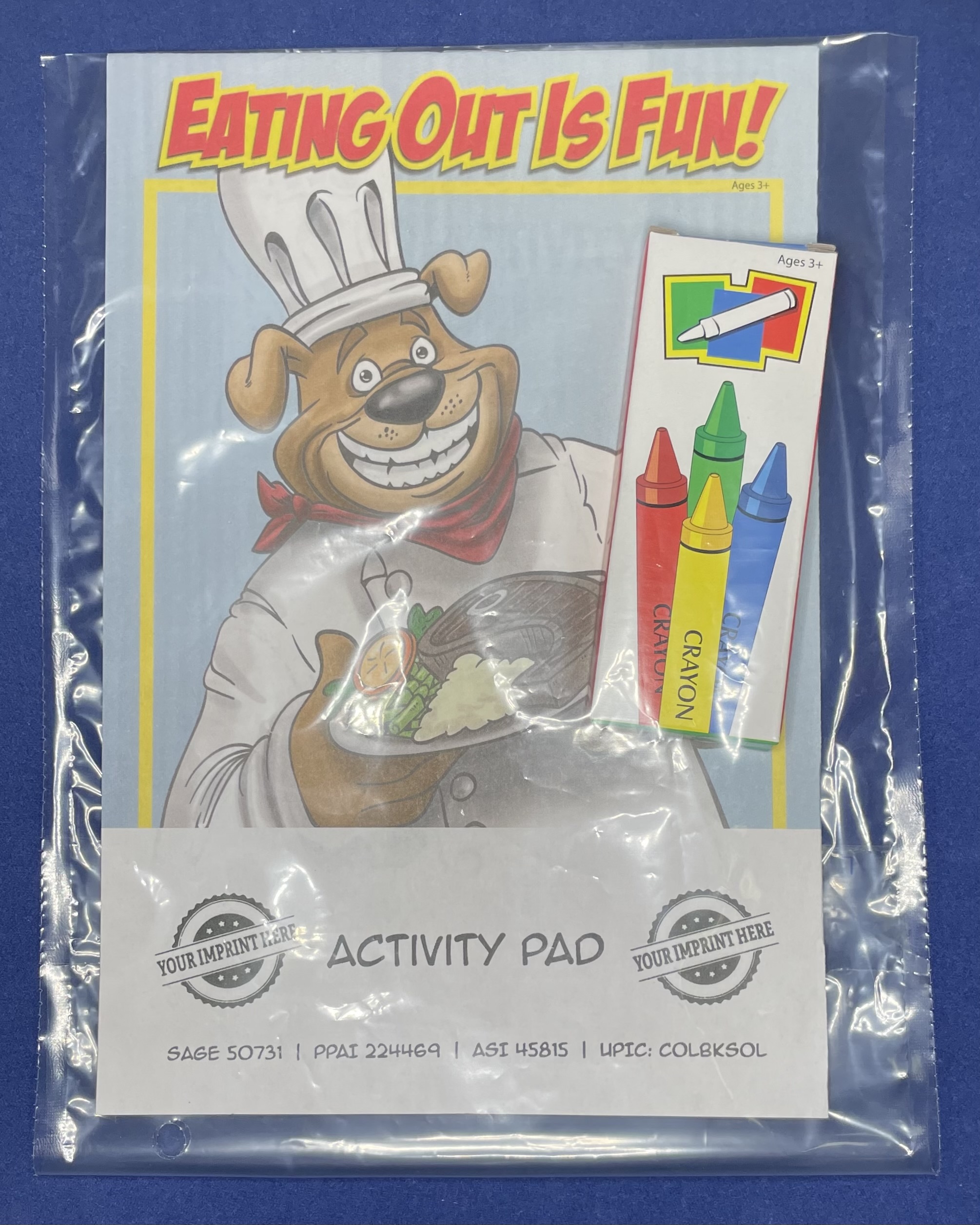 ACTIVITY PAD SET - Eating Out Is Fun Activity Pad Fun Pack 3