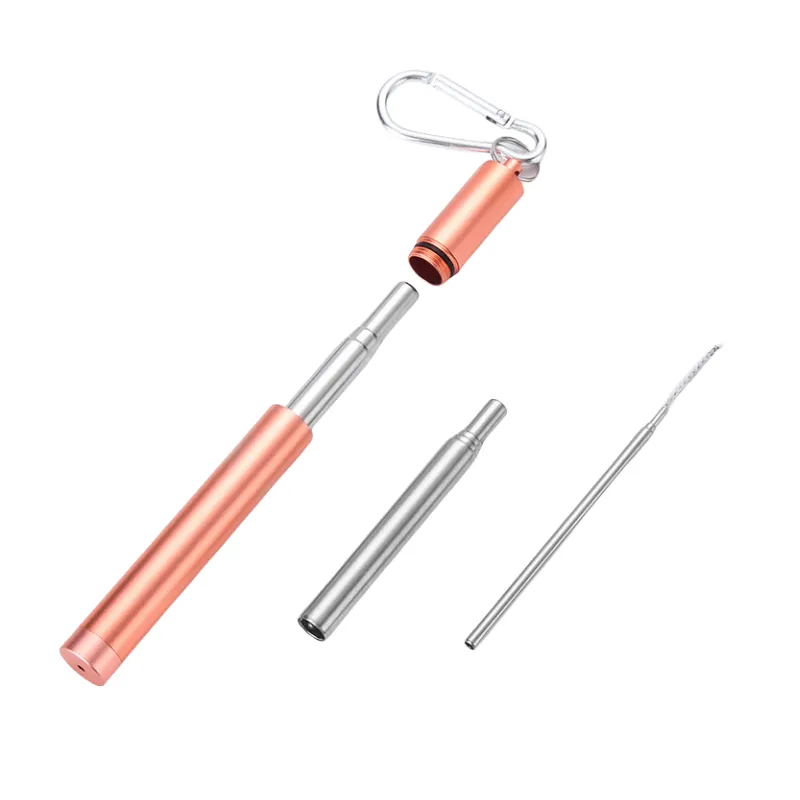 Stainless Steel Straw Set 7